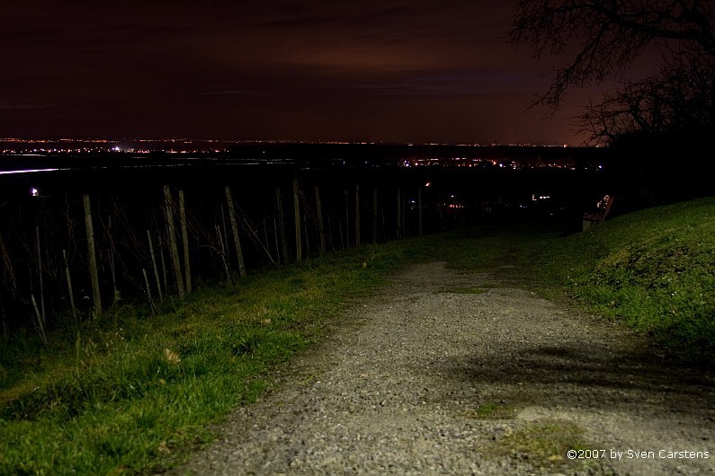 Weg in die Nacht
